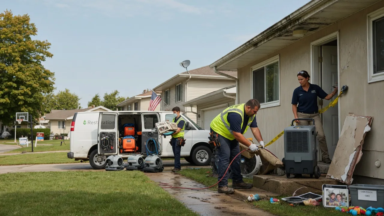 Water Damage Restoration in Colchester, IL near me